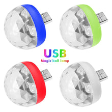 Load image into Gallery viewer, USB Mini Disco Lights,Portable Home Party Light,DC 5V USB Powered Led Stage Party Ball DJ Lighting,Karaoke Party Led Christmas